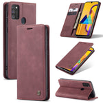 Custodia portafoglio in pelle per Samsung Galaxy M21