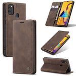 Custodia portafoglio in pelle per Samsung Galaxy M21