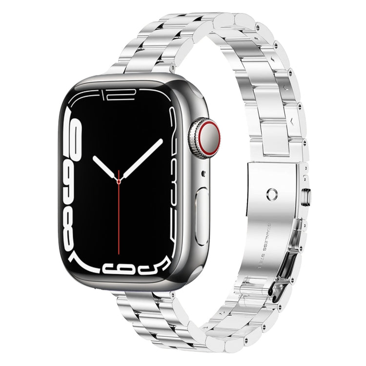 Cinturino per orologio in acciaio inossidabile a vita piccola, For Apple Watch Ultra 49mm / Series 8&7 45mm, For Apple Watch Series 8&7 41mm / SE 2&6&SE&5&4 40mm