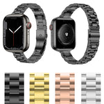 Cinturino per orologio in acciaio inossidabile a vita piccola, For Apple Watch Ultra 49mm / Series 8&7 45mm, For Apple Watch Series 8&7 41mm / SE 2&6&SE&5&4 40mm
