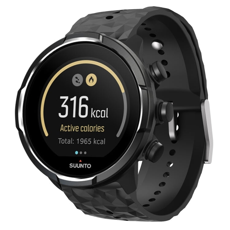 Cinturino in silicone con trama a rombo, For Suunto 9