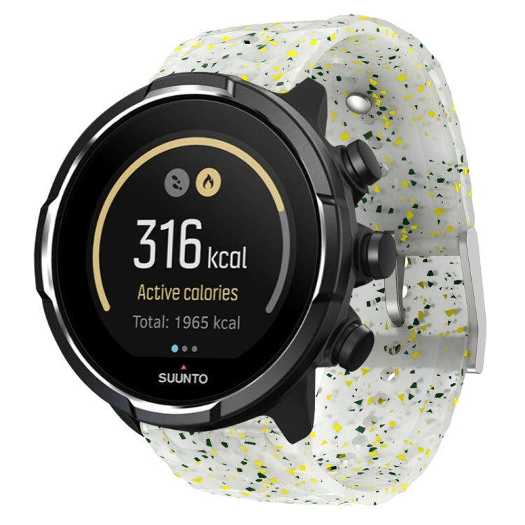 Cinturino in silicone con trama a rombo, For Suunto 9