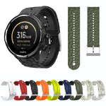 Cinturino in silicone con trama a rombo, For Suunto 9