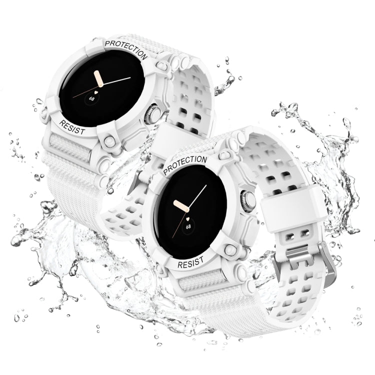 Cinturino integrato in tinta unita a tre prove, For Google Pixel Watch