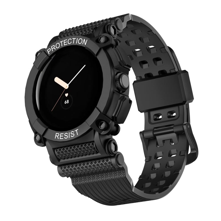 Cinturino integrato in tinta unita a tre prove, For Google Pixel Watch