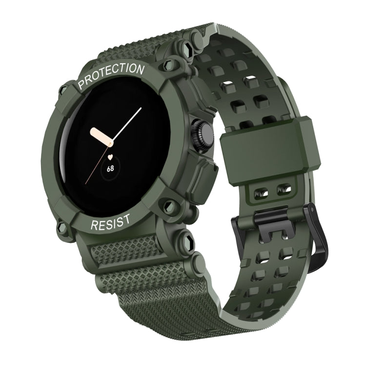 Cinturino integrato in tinta unita a tre prove, For Google Pixel Watch