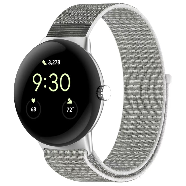 Cinturino per orologio in nylon con testa in metallo, For Google Pixel Watch 4 / 3 / 2 / 1 41mm