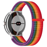 Cinturino per orologio in nylon con testa in metallo, For Google Pixel Watch 4 / 3 / 2 / 1 41mm