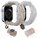 Cinturino per orologio con perline multi-fila, For Apple Watch Ultra 49mm / Series 8&7 45mm, For Apple Watch Series 8&7 41mm