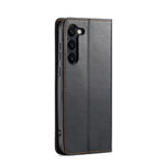Fierre Shann PU Custodia per telefono in vera pelle con texture in pelle, For Samsung Galaxy S23 5G