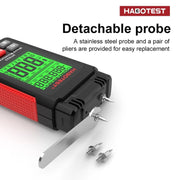HABOTEST HT633 Rilevatore di umidità del legno portatile multifunzionale con display digitale, HT633