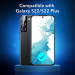 Pellicola in vetro temperato per obiettivo della fotocamera posteriore integrata, For Samsung Galaxy S22 / S22+ 5G (1pc), For Samsung Galaxy S22 Ultra 5G (1pc), For Samsung Galaxy Z Fold3 5G (1pc), For Samsung Galaxy Z Fold4 5G (1pc)