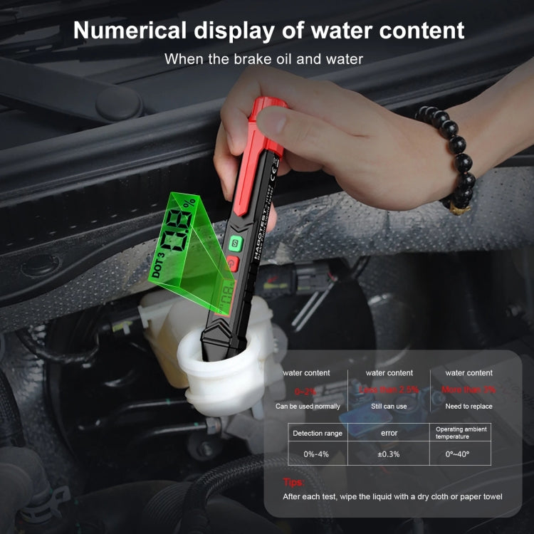 HABOTEST HT662 Penna per test liquido freni auto moto, HT662
