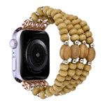 Cinturino per orologio con perline di legno, For Apple Watch Ultra 49mm / Series 8&7 45mm, For Apple Watch Series 8&7 41mm