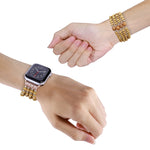 Cinturino per orologio con perline di legno, For Apple Watch Ultra 49mm / Series 8&7 45mm, For Apple Watch Series 8&7 41mm