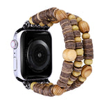 Cinturino per orologio con perline di legno, For Apple Watch Ultra 49mm / Series 8&7 45mm, For Apple Watch Series 8&7 41mm