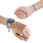 Cinturino per orologio con perline a 3 file, For Apple Watch Ultra 49mm / Series 8&7 45mm, For Apple Watch Series 8&7 41mm