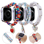 Cinturino per orologio con perline a 3 file, For Apple Watch Ultra 49mm / Series 8&7 45mm, For Apple Watch Series 8&7 41mm
