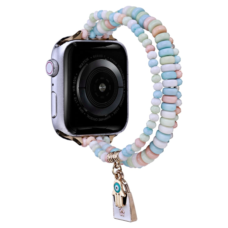 Cinturino per orologio con perline a 3 file, For Apple Watch Ultra 49mm / Series 8&7 45mm, For Apple Watch Series 8&7 41mm