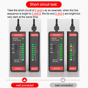 HABOTEST HT812A Tester di linea di rete per linea telefonica 2 in 1, HT812A
