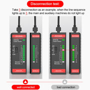 HABOTEST HT812A Tester di linea di rete per linea telefonica 2 in 1, HT812A