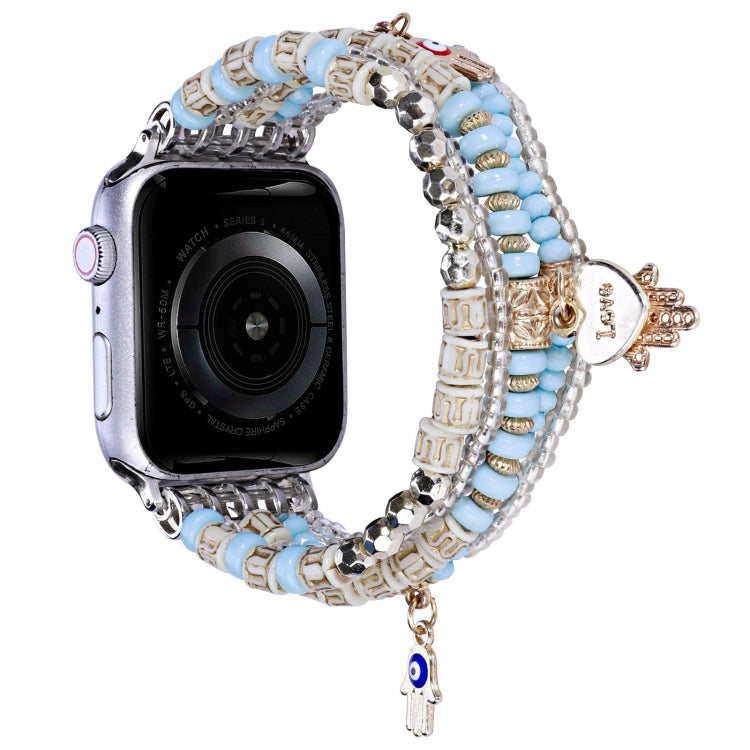 Cinturino per orologio con perline stile foresta, For Apple Watch Ultra 49mm / Series 8&7 45mm, For Apple Watch Series 8&7 41mm