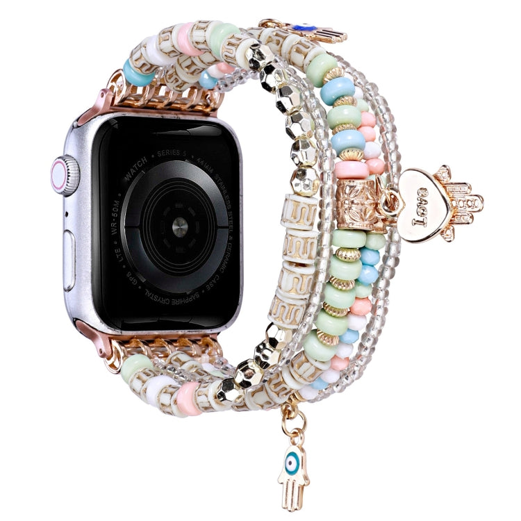 Cinturino per orologio con perline stile foresta, For Apple Watch Ultra 49mm / Series 8&7 45mm, For Apple Watch Series 8&7 41mm