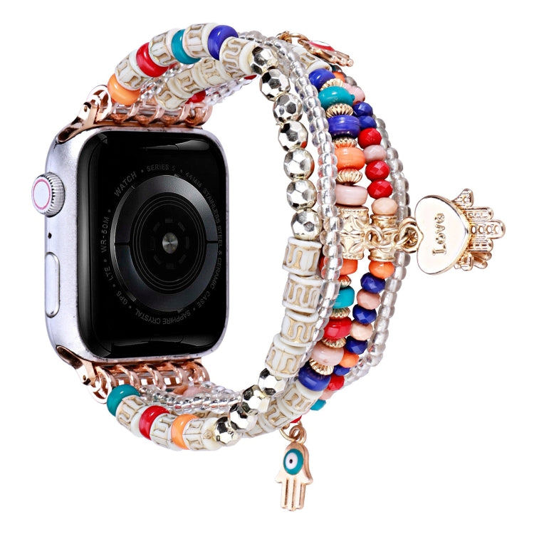 Cinturino per orologio con perline stile foresta, For Apple Watch Ultra 49mm / Series 8&7 45mm, For Apple Watch Series 8&7 41mm