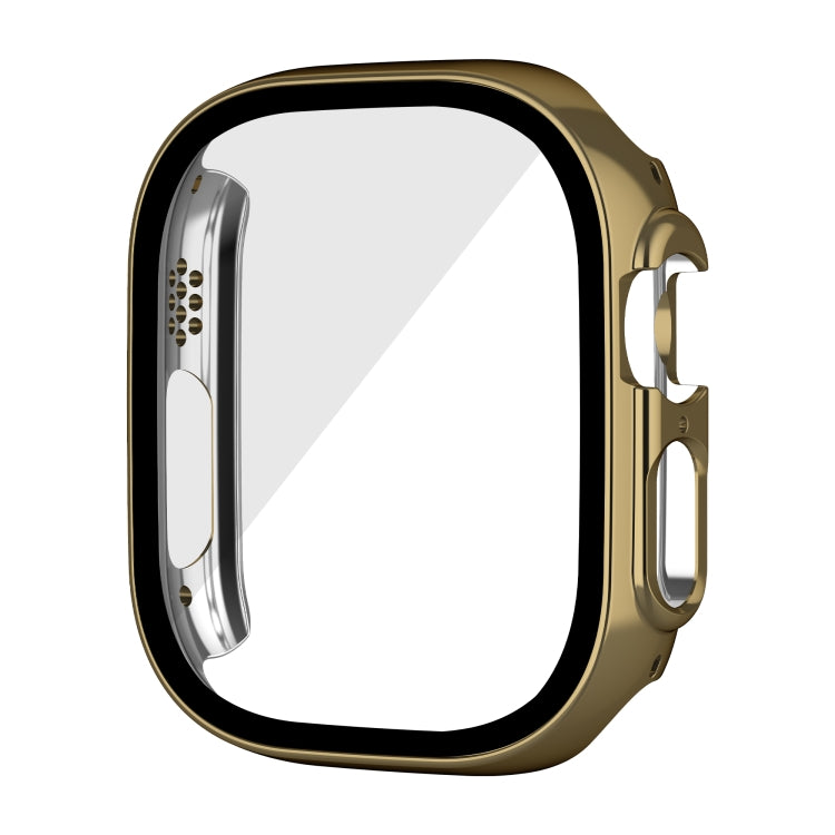 Cassa dell'orologio integrale in vetro temperato per PC lucido, For Apple Watch Ultra 3 / 2 / 1 49mm