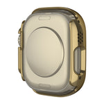 Cassa dell'orologio integrale in vetro temperato per PC lucido, For Apple Watch Ultra 3 / 2 / 1 49mm