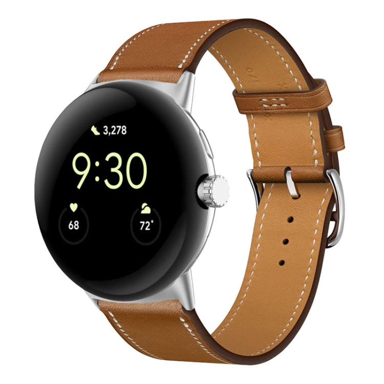 Cinturino in vera pelle, For Google Pixel Watch 4 / 3 / 2 / 1 41mm