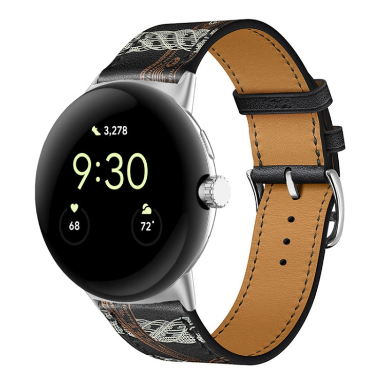 Cinturino in vera pelle, For Google Pixel Watch 4 / 3 / 2 / 1 41mm