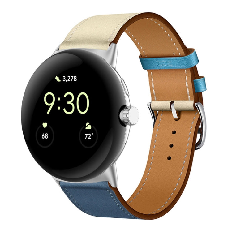 Cinturino in vera pelle, For Google Pixel Watch 4 / 3 / 2 / 1 41mm