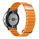 Cinturino magnetico in vera pelle con fibbia inversa, For Google Pixel Watch 4 / 3 / 2 / 1 41mm