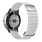 Cinturino magnetico in vera pelle con fibbia inversa, For Google Pixel Watch 4 / 3 / 2 / 1 41mm