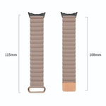 Cinturino magnetico in vera pelle con fibbia inversa, For Google Pixel Watch 4 / 3 / 2 / 1 41mm