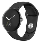 Cinturino in silicone con fibbia inversa tinta unita, For Google Pixel Watch 4 / 3 / 2 / 1 41mm