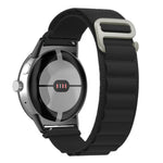 Cinturino in nylon con connettore nero, For Google Pixel Watch 4 / 3 / 2 / 1 41mm