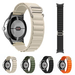 Cinturino in nylon con connettore nero, For Google Pixel Watch 4 / 3 / 2 / 1 41mm