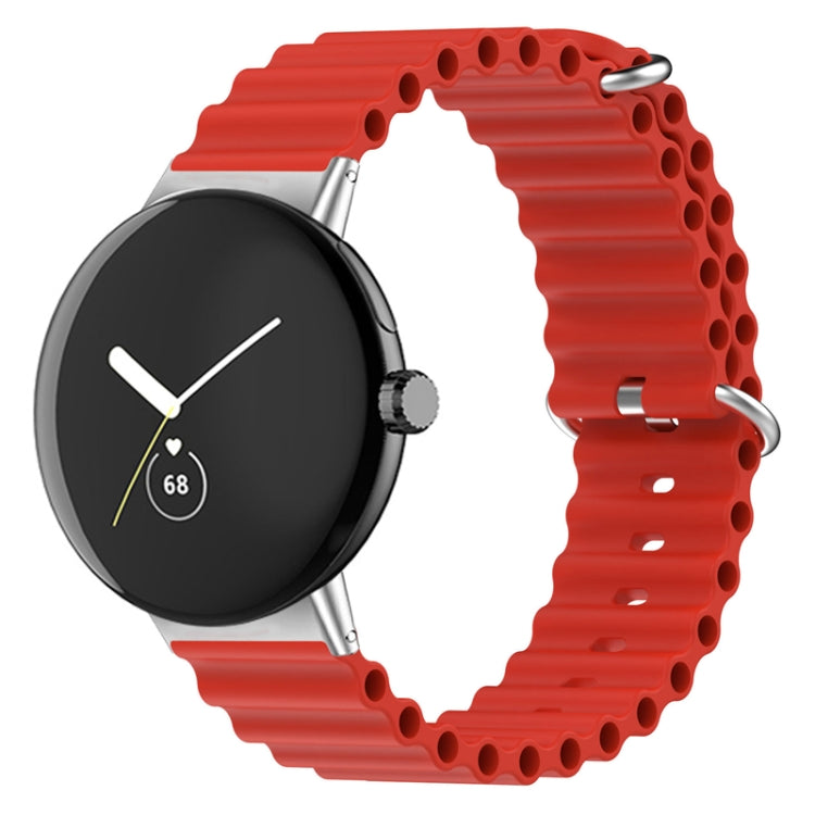 Cinturino per orologio in silicone oceano, For Google Pixel Watch 4 / 3 / 2 / 1 41mm