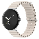 Cinturino per orologio in silicone oceano, For Google Pixel Watch 4 / 3 / 2 / 1 41mm