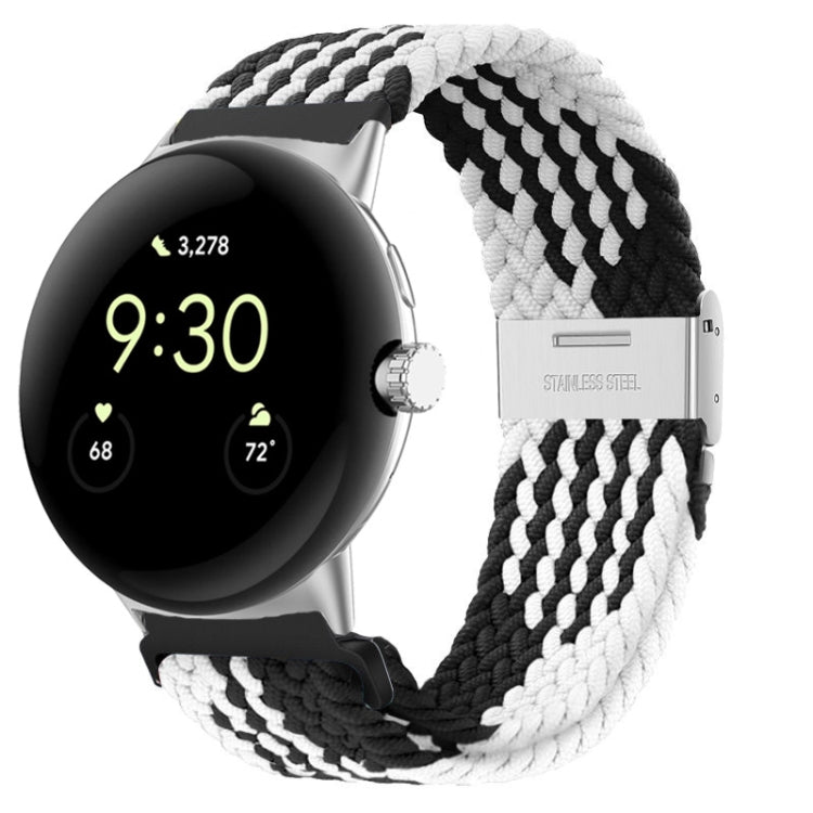 Cinturino in nylon con fibbia in metallo, For Google Pixel Watch 4 / 3 / 2 / 1 41mm