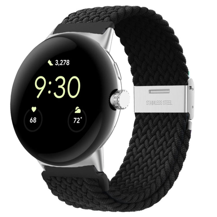 Cinturino in nylon con fibbia in metallo, For Google Pixel Watch 4 / 3 / 2 / 1 41mm