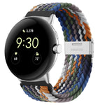 Cinturino in nylon con fibbia in metallo, For Google Pixel Watch 4 / 3 / 2 / 1 41mm