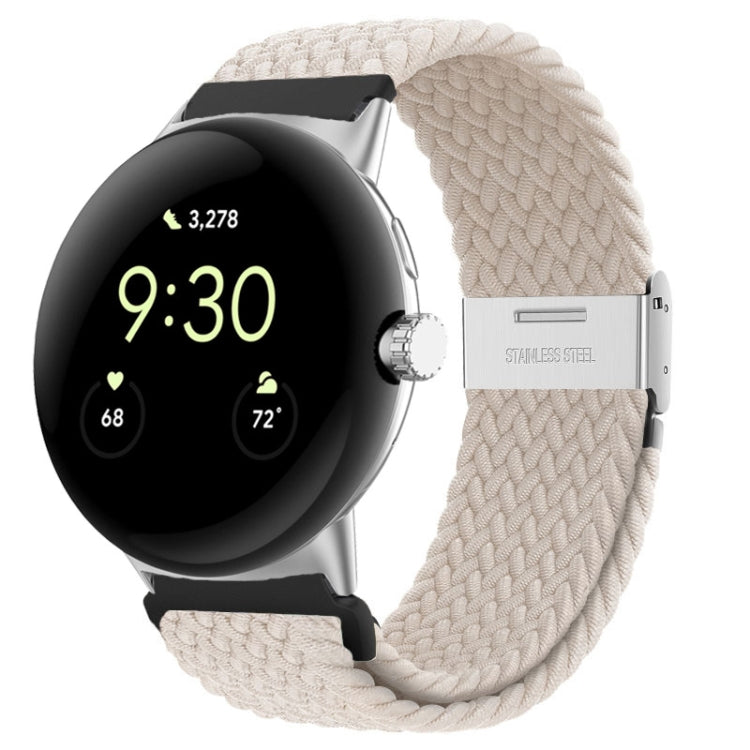 Cinturino in nylon con fibbia in metallo, For Google Pixel Watch 4 / 3 / 2 / 1 41mm