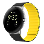 Cinturino magnetico in silicone a due sezioni, For Google Pixel Watch 4 / 3 / 2 / 1 41mm