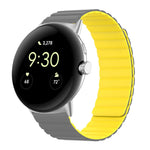 Cinturino magnetico in silicone a due sezioni, For Google Pixel Watch 4 / 3 / 2 / 1 41mm