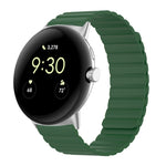 Cinturino magnetico in silicone a due sezioni, For Google Pixel Watch 4 / 3 / 2 / 1 41mm