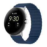 Cinturino magnetico in silicone a due sezioni, For Google Pixel Watch 4 / 3 / 2 / 1 41mm