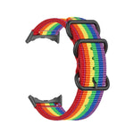 Cinturino per orologio in nylon con fibbia nera a tre anelli, For Google Pixel Watch 4 / 3 / 2 / 1 41mm